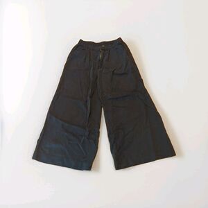 YFB Young Fabulous Broke Pants Womens Medium Blue Wide Leg Baggy Flowy Pockets